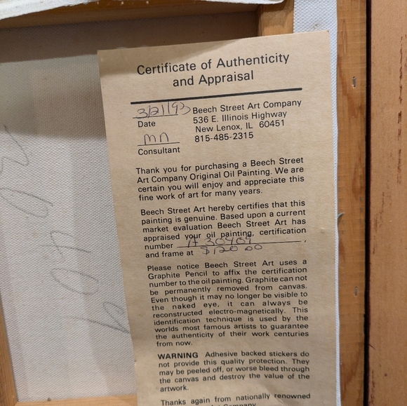 c.carson Grandpa Carving Wood Boat Appraise In 1993 14x12 - Picture 8 of 9